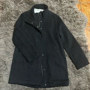 Pendleton Cascade Wool Blend Campbell Coat dark grey Women's Size Mediun H12115